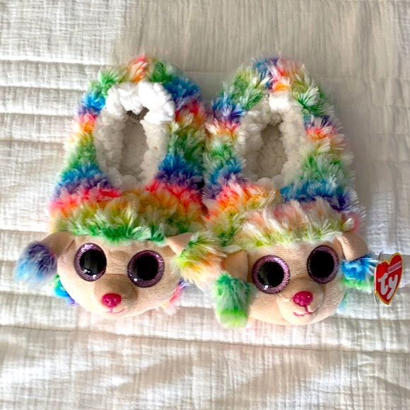 TY Slippers Size 1-3 - Picture 1 of 8
